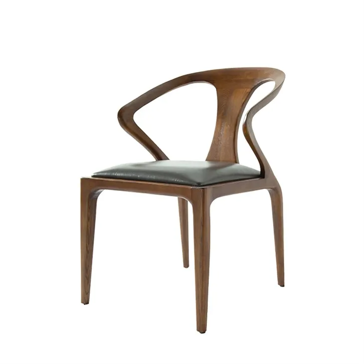 Hotel Dining Chair Solid Walnut Chair